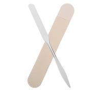 ABOOFAN Spatule Cosmétique Outil Double Tête en Acier Inoxydable Confortable à Saisir pour Mélange de Maquillage et Nail Art pour Fond de Teint et Pigments