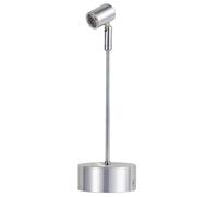ABOOFAN Spot LED Orientable Intérieur en Aluminium Argenté, Projecteur Alimenté par Batterie 1w, Éclairage Artistique Polyvalent pour Salons et Cuisines Couleur Aléatoire Plusieurs styles