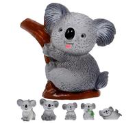 ABOOFAN Statuette De Mini Koala en Résine Adorable Figurine De Bureau Modèle Koala pour Décoration