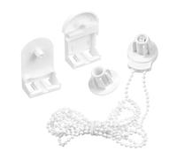 ABOOFAN Store Enrouleur Pom 25mm, Kit D’Accessoires Contrôleur Manuel | Pièces de Remplacement Blanches, Montage Frontal, ou Latéral, pour Fenêtres de Bureau et Maison