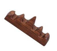 ABOOFAN Support Élégant Porte-pinceaux de Calligraphie Chinoise en Bois Marron Sculpté de Montagne pour Pinceaux D'écriture Sumi, Décoration de Bureau Scolaire