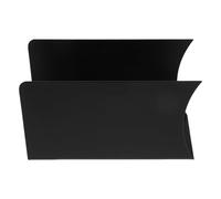 ABOOFAN Support Mural Noir avec Rainure en U en Acier Inoxydable Porte-Outils Robuste Maintien Sécurisé pour Outils de Jardinage pour Pelles et Balais, pour Espaces Extérieurs