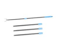 ABOOFAN Tringle à Vêtements Télescopique Réglable en Aluminium, Barre de Penderie Amovible 201 CM, Système de Fixation Démontable, Séchage en Intérieur