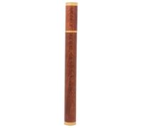 ABOOFAN Tube d'encens Tube en Bois Contenant à encens Simple avec Couvercle Surface Lisse 20g pour Maison Voyage et hôtel 25.20 x 2.20 x 2.20 cm