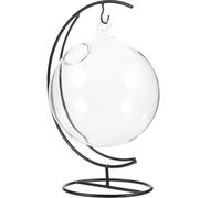 ABOOFAN Verre à Boire Transparent avec Support Fer Modèle Suspension Créatif pour Cocktails Jus Eau et Décoration Intérieur Réutilisable