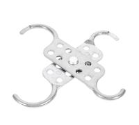 ABOOFAN Verrouillage Aluminium avec Moraillon Double Extrémité à 8 Trous pour Usage Industriel et Électrique en Milieu de Fabrication