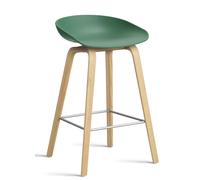 About a Stool AAS32 / AAS 32 Tabouret Faible Hay Teal green - peinture à base d'eau - HAY AAS32 LOW LACK TEAL