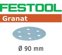 Festool Abrasif STF D90/6 P80 Granat et Granat Soft Ø90 mm 50 pièces