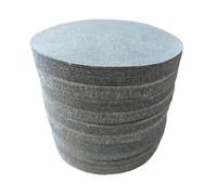 abrasif grain 80 100 feuilles abrasives blanches à support velours | abrasif 12,2 cm pour métal et bois Meubles auto carrosserie placo maison adhésif restauration réparation