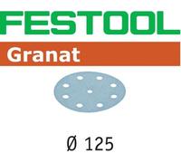 Festool Abrasif pour ponceuse Granat Ø 125 mm P320 – Boîte de 10