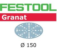 Festool Abrasif pour ponceuse Granat STF Ø 150 mm P120 – Boîte de 10