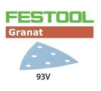 Abrasif STF FESTOOL - V93/6 - grain 80 - 50 pièces - 497392 Gris G