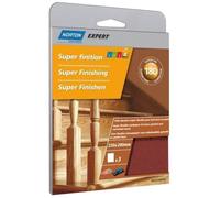 Norton Feuilles abrasives super flexible 230 x 280 mm Grain 180 - Lot de 3