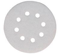 10 Disques abrasifs MAKITA Ø 125 mm White Auto-agrippant avec 8 trous