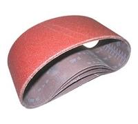 Abrasifs en bandes courtes toile coton grains oxyde dalumine 2920 Siawood x 100x610 mm grain 100 en boîte de 10 G
