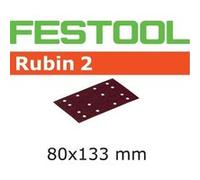 Festool Abrasif pour ponceuse Rubin 2 – 80 x 133 mm – P220 – 50 pièces