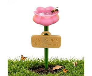 Abreuvoir À Abeilles Pour Jardin Coupelle Abreuvement Extérieur Motif Avec | Abreuvoir D'Eau Pour Abeilles Terrasse Pelouse Cour Fontaine Bassin Ferme Papillon Plateforme Patio Ja