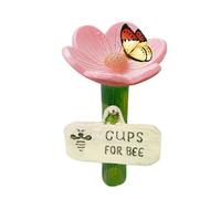 Abreuvoir À Papillons Mangeoire Sûre Et Hygiénique Pour Pollinisateurs | Coupelles Abreuvoirs Florales À Abeilles Coloré Pour Pollinisateurs Jardin Pelouse Ferme Chemin
