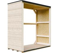 Abri à bûches extérieur 1,14 m² - 75 x 153 x h159 cm