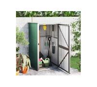 Abri à outils de jardin vert 88x89x161 cm acier galvanisé, remise à outils de jardin, abri à outils de jardin, 316205
