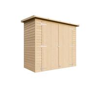Abri à outils en bois - 194x123x223 cm 2,1 m² - beige
