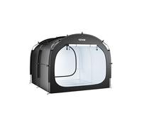 VEVOR Abri à Vélo pour 5 Vélos Tente de Rangement Spacieuse Étanche, avec Fenêtre Ventilée, Poteaux Fibre de Verre Résistant, Double Fermeture Éclair, Tissu Oxford, Facile à Installer, pour Extérieur