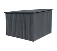 Abri à vélos en métal Kansas 2,4 x 2,2 m Store Boss anthracite