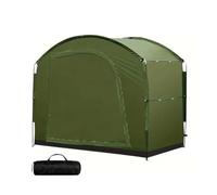 Abri à VéLos Portable ImperméAble et RéSistant pour L'ExtéRieur | Double Fermeture éClair MéTallique, FenêTre D'AéRation ArrièRe, Conception Pliable et Portable(Green)