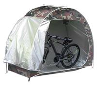 Abri à vélos - Tente de rangement - Pour 2 à 3 vélos - Imperméable - Pliable - Portable - Polyester 201T et Oxford - Armature en fibre de verre - Vert