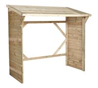 Abri bûches en bois Cerland Memphis