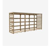 ABRI BUCHES BOIS XXL 356X82X174CM