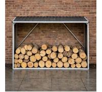 Abri Bûches Métal 2,6 Stères pour Bûches de 50 cm