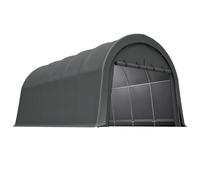 Abri D'auto Robuste 10x20 Pieds, Auvent Étanche 12x20 Pieds | Cadre En Acier Toit Ventilé Anti-neige Garage Portable Voitures Bateaux Camping-car(240x120x108.3 inch)