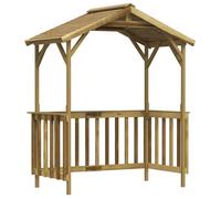 Abri de Barbecue 163,5 x 93 x 210 cm Bois de pin imprégné Vert 02_0022159
