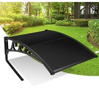 Abri de garage noir automatisé - Toit en PC résistant aux UV servant d'abri pour protéger des intempéries (soleil, pluie, grêle)