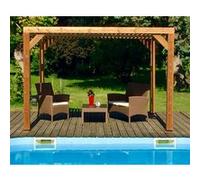 Abri de jardin 10.67m² bois traité Habrita tho3531t bois G