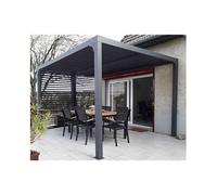 Habrita - Abri De Jardin 10.80 M² Aluminium - Per 3630v Bi Noir