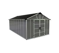 Palram - Abri De Jardin 11x21.3 Pieds Gris Anthracite Avec Plancher 705724 Gris