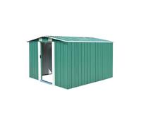 Abri de jardin 257x298x178 cm Métal Vert 143340