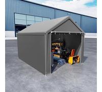 Abri de jardin 3x4 mètres, type tente, avec parois latérales amovibles. Grande tente de rangement pour outils, protection UV, résistante au vent et adaptée à l'hiver. Tente pour voiture, abri, couleur