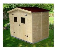 Habrita Abri de jardin Eden ED2416.01 Bois 2,70 x 1,87 m – 5 m² avec plancher
