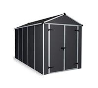 Palram - Abri de jardin 7 m² (3,79×1,85×2,17 m) Gris anthracite - Réf. 706792