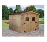 Abri de jardin bois avec plancher 2,40x2,40m