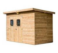 Habrita Abri de jardin THE3218.02T 7,33 m² brun doré
