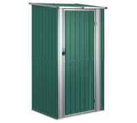 Abri de jardin - AKOZON - AKO7646491487789 - Acier galvanisé - Vert - Dimensions 118,5x97x209,5 cm