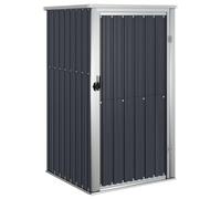 Abri de Jardin Anthracite 88x89x161 cm Acier Galvanisé pour Outils | Structure stable, installation facile, design moderne, support pratique, toit en pente