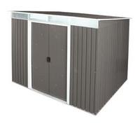 Abri de jardin anthracite en métal Skylight 8x6 4,33 m2 DUSK86PR Duramax G