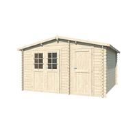 Abri de Jardin ASTER DP38 - 380x380 cm - 2 espaces + cloison - 12,60 m²