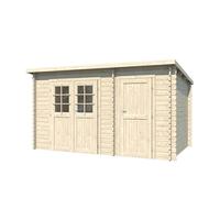 Abri de Jardin ASTER M38 - 380x380 cm - 2 espaces + cloison - 12.6 m²