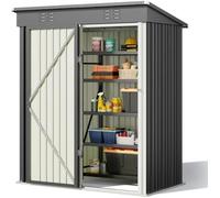 Abri de jardin - BEALIFE - BEALIFE 162x94x182 cm - Acier galvanisé - Porte verrouillable - Étanche anti-UV